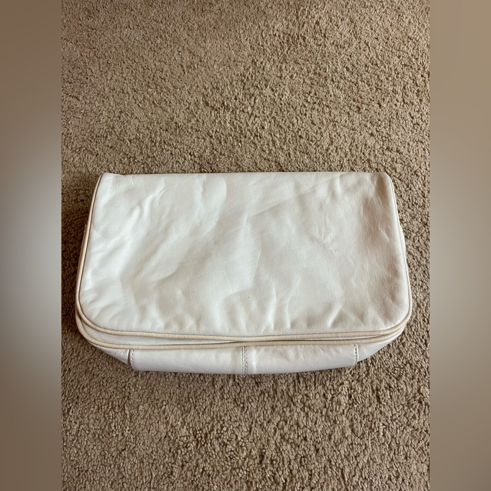 White Leather Crossbody Bag
